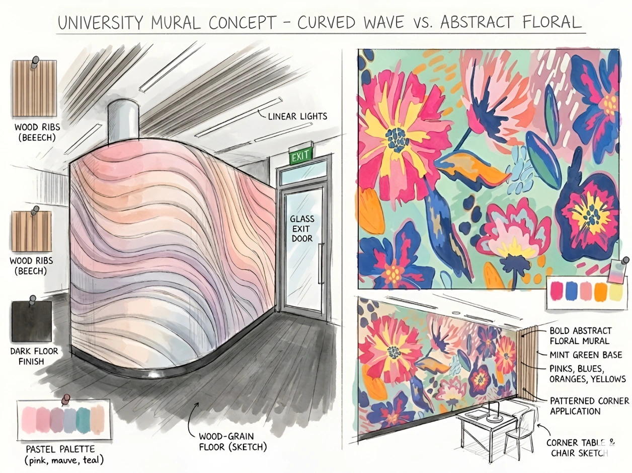 Moodboard wallpaper makeover